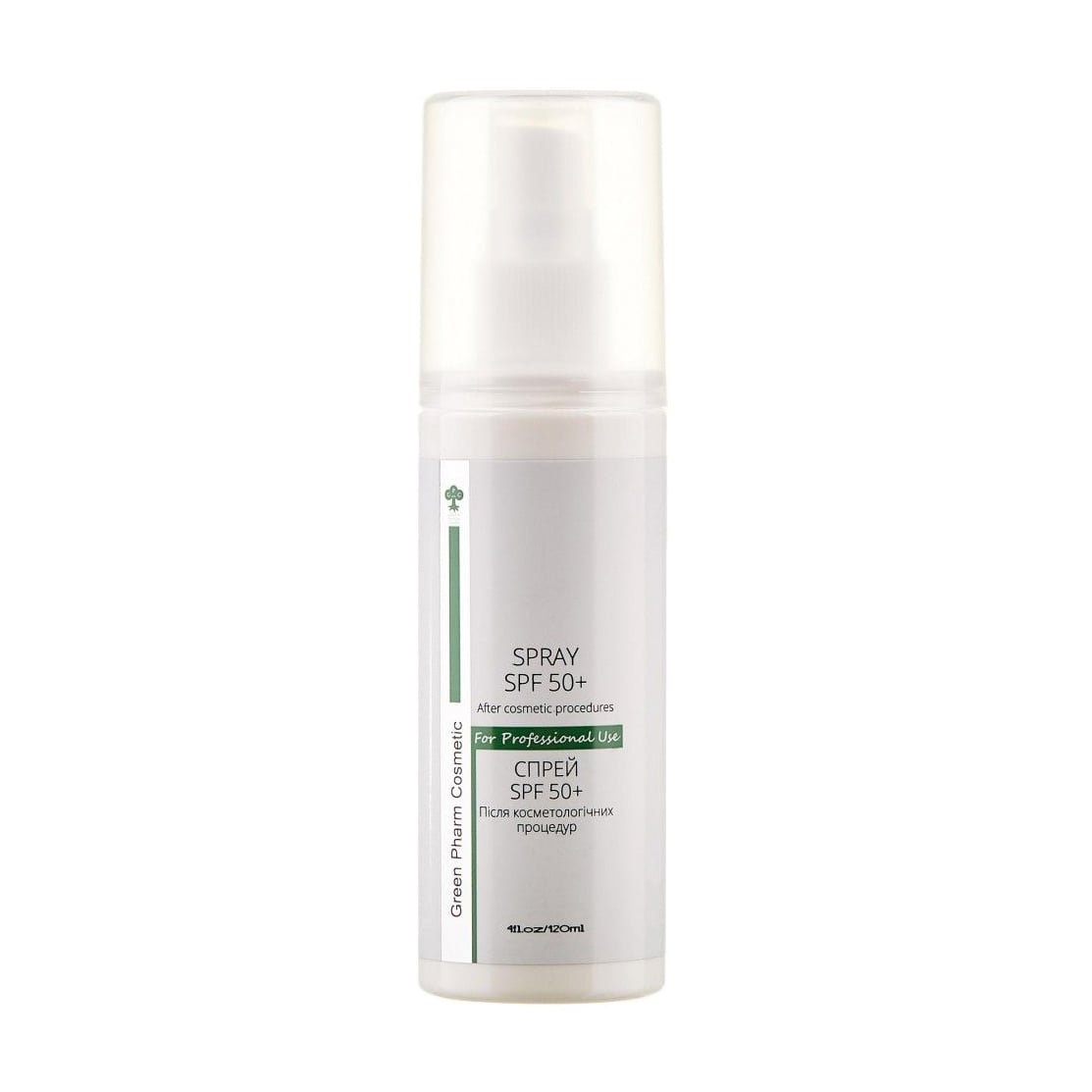 Спрей для обличчя Green Pharm Cosmetic Spray After Cosmetic Procedures, SPF 50+, після косметологічних процедур, 120 мл